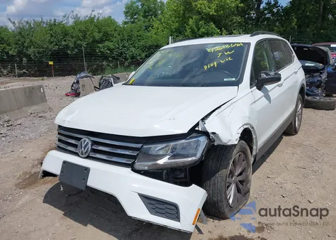 2018 Volkswagen Tiguan 2.0T Se/2.0T Sel from USA, damaged, VIN 3VV2B7AX2JM168388